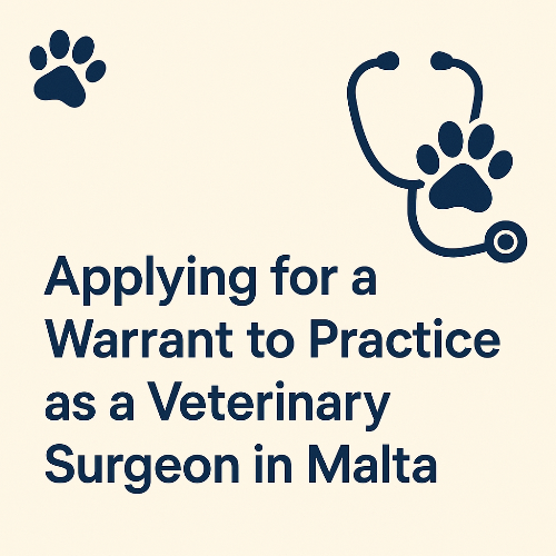 Applying for a Warrant to Practice as a Veterinary Surgeon in Malta