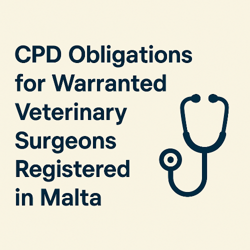 CPD Obligations for Warranted Veterinary Surgeons Registered